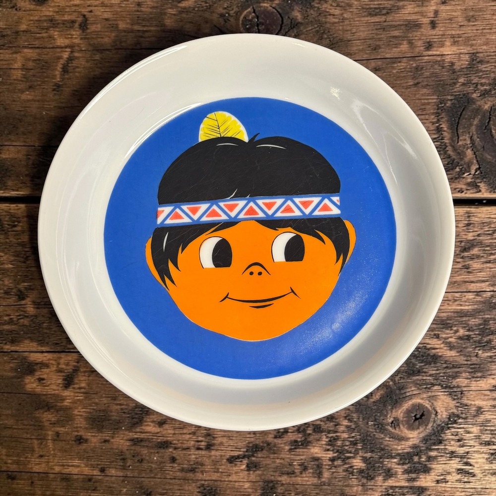 Johann Seltmann Vohenstrauss Bavaria Vintage Boy Portrait Porcelain Plate 7.5in
